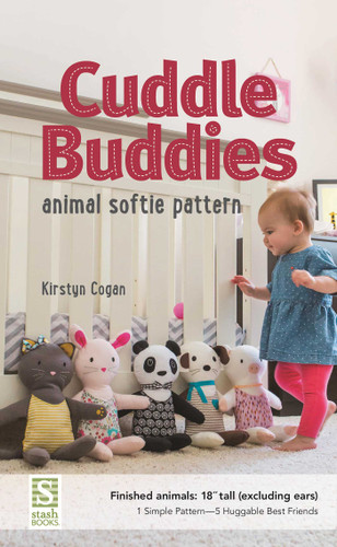 Cuddle Buddies Animal Softie Pattern book cover by Kirstyn Cogan