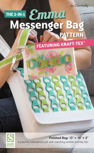 The 3-in-1 Emma Messenger Bag: Featuring kraft-tex® (kraft-tex Basic) book cover by Jo Connolly