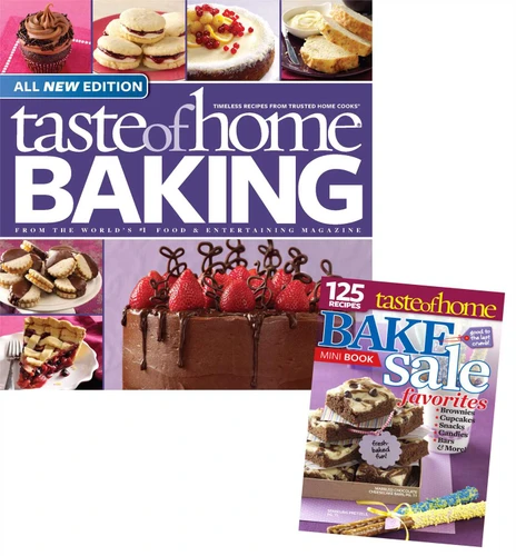 Taste of Home Baking All-New Edition (with Bonus Book): 125 Bake-Sale Favorites! book cover by Taste of Home