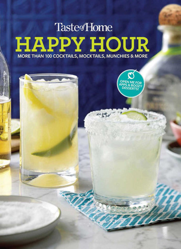 Taste of Home Happy Hour Mini Binder: More Than 100+ Cocktails, Mocktails, Munchies & More (TOH Mini Binder) book cover by 