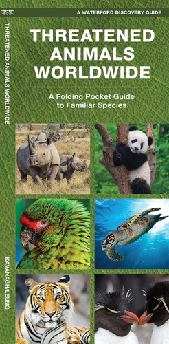 Threatened Animals Worldwide: A Folding Pocket Guide to Familiar Species (Wildlife and Nature Identification) book cover by James Kavanagh