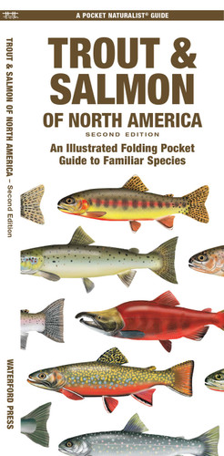 Trout & Salmon of North America: An Illustrated Folding Pocket Guide to Familiar Species book cover by J.M. Kavanagh