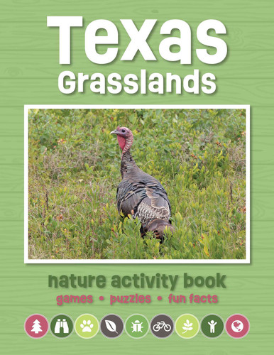 Texas Grasslands Nature Activity Book: Games & Activities for Young Nature Enthusiasts (Nature Activity Book) book cover by J.M. Kavanagh