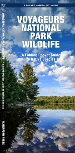 Voyageurs National Park Wildlife: A Folding Pocket Guide to Native Species (Parks & Public Lands Nature) book cover by J.M. Kavanagh