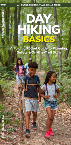 Day Hiking Basics: A Folding Pocket Guide to Planning, Safety & On-the-Trail Skills (Outdoor Essentials Skills Guide) book cover by J.M. Kavanagh