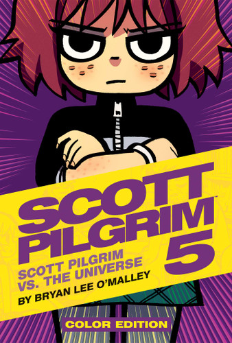 Scott Pilgrim Vol. 5: Scott Pilgrim vs. the Universe (Scott Pilgrim) book cover by Bryan Lee O'Malley