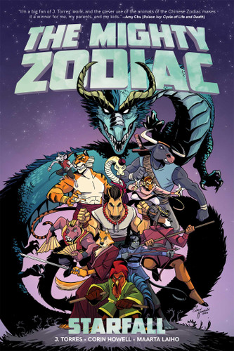 The Mighty Zodiac Vol. 1: Starfall (The Mighty Zodiac) book cover by J. Torres