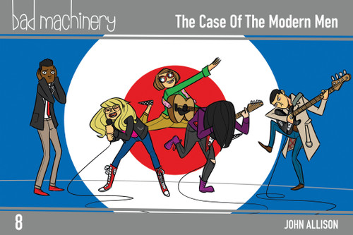 Bad Machinery Vol. 8: The Case of the Modern Men Pocket Edition (Bad Machinery) book cover by John Allison