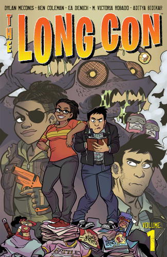 The Long Con (The Long Con) book cover by Dylan Meconis, Ben Coleman