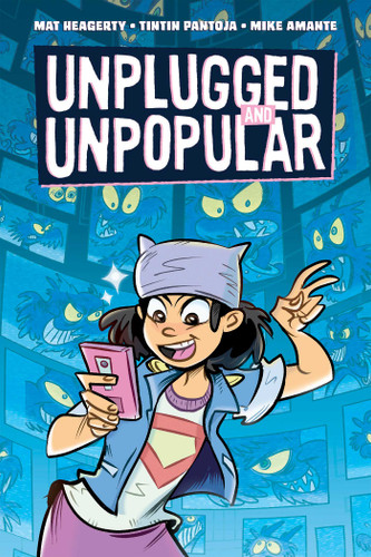 Unplugged and Unpopular book cover by Mat Heagerty