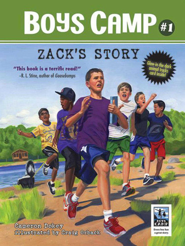 Boys Camp: Zack's Story book cover by Cameron Dokey