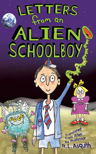Letters from an Alien Schoolboy book cover by Ros Asquith