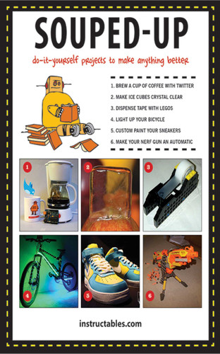 Souped Up: Do-It-Yourself Projects to Make Anything Better book cover by Instructables.com