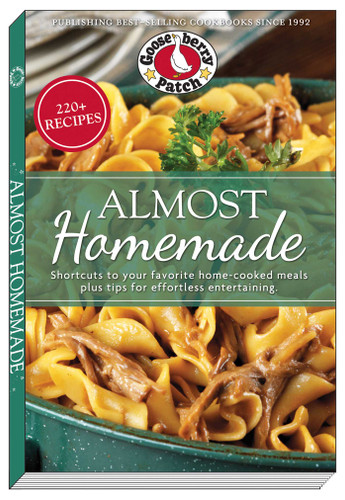 Almost Homemade: Shortcuts to Your Favorite Home-Cooked Meals Plus Tips for Effortless Entertaining (PB Everyday Cookbooks) book cover by Gooseberry Patch