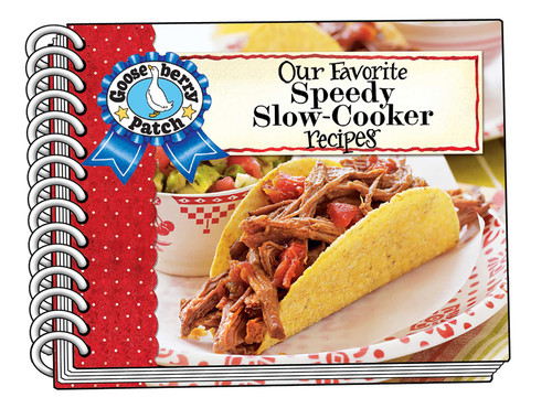 Our Favorite Speedy Slow Cooker Recipes (Our Favorite Recipes Collection) book cover by Gooseberry Patch