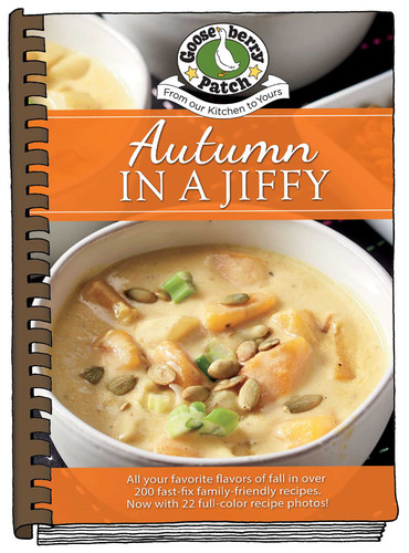 Autumn in a Jiffy: All Your Favorite Flavors of Fall Updated with Photos (Seasonal Cookbook Collection) book cover by Gooseberry Patch