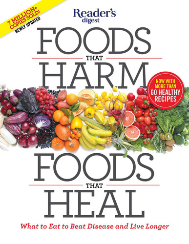 Foods That Harm, Foods That Heal: What to Eat to Beat Disease and Live Longer (Reader's Digest Healthy) book cover by 