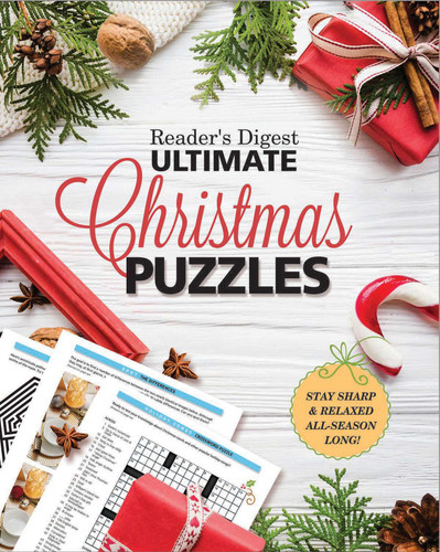 Reader's Digest Ultimate Christmas Puzzles: Stay Sharp and Focused All Season Long! (Reader's Digest) book cover by 