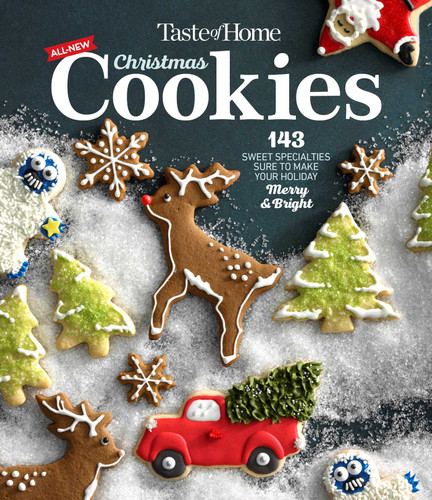 Taste of Home All New Christmas Cookies: 143 Sweet Specialties Sure to Make Your Holiday Merry and Bright (Taste of Home Holidays) book cover by 