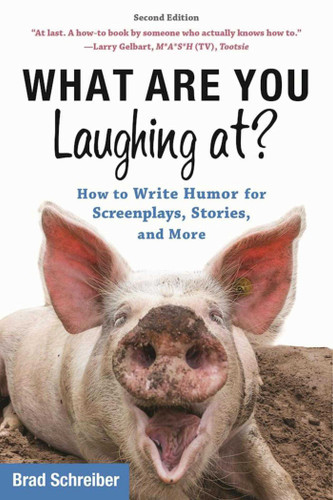 What Are You Laughing At?: How to Write Humor for Screenplays, Stories, and More book cover by Brad Schreiber