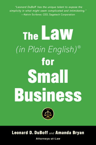 The Law (in Plain English) for Small Business (Fifth Edition) (In Plain English) book cover by Leonard D. DuBoff, Amanda Bryan