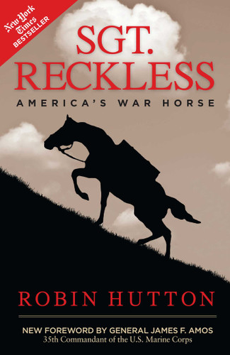 Sgt. Reckless: America's War Horse book cover by Robin Hutton