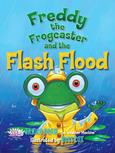 Freddy the Frogcaster and the Flash Flood (Freddy the Frogcaster) book cover by Janice Dean