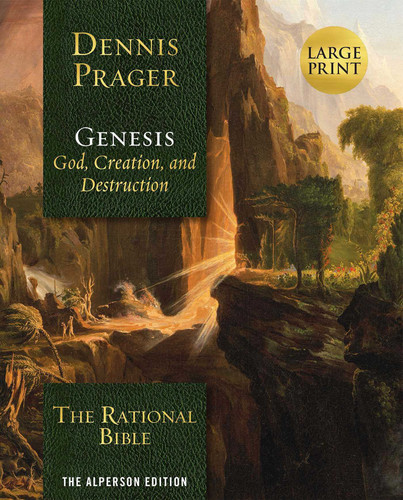 The Rational Bible: Genesis (Large Print) book cover by Dennis Prager