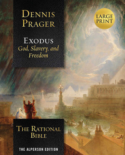 The Rational Bible: Exodus (Large Print) book cover by Dennis Prager