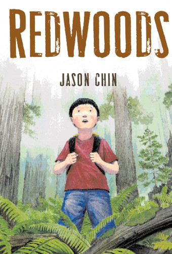 Redwoods book cover by Jason Chin