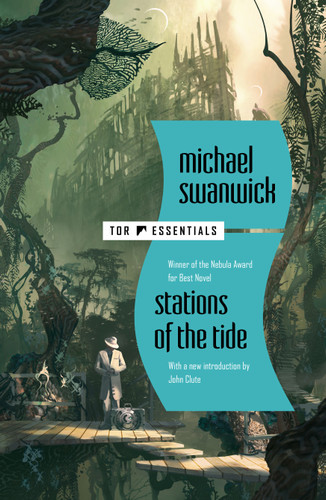 Stations of the Tide book cover by Michael Swanwick