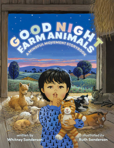 Good Night, Farm Animals: A Mindful Movement Storybook book cover by Whitney Sanderson, Ruth Sanderson