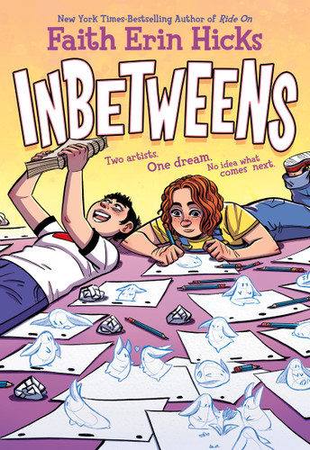 Inbetweens: A Graphic Novel book cover by Faith Erin Hicks
