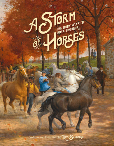 A Storm of Horses book cover by Ruth Sanderson
