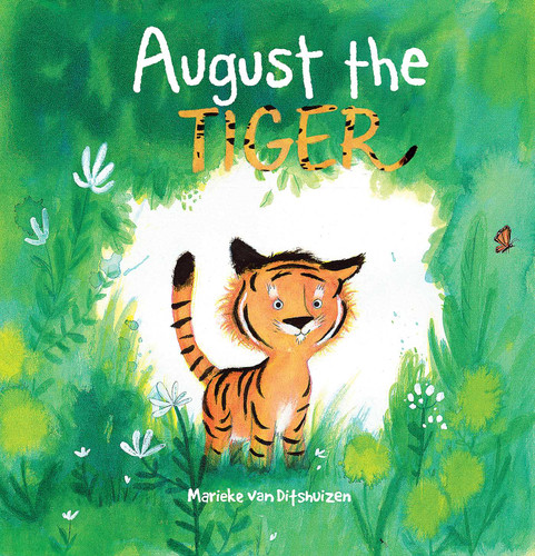 August the Tiger book cover by Marieke van Ditshuizen