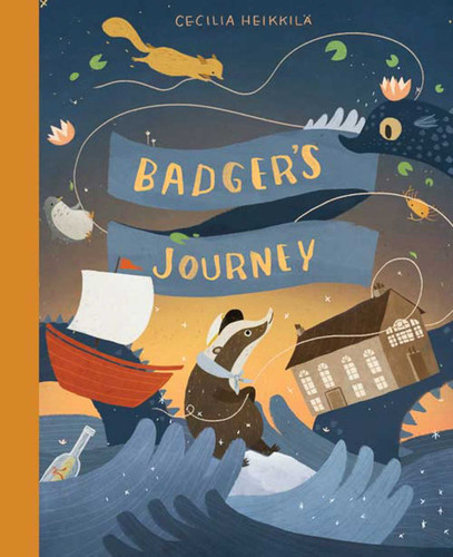 Badger's Journey book cover by Cecilia Heikkilä