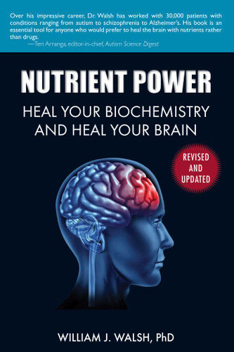 Nutrient Power: Heal Your Biochemistry and Heal Your Brain book cover by William J. Walsh