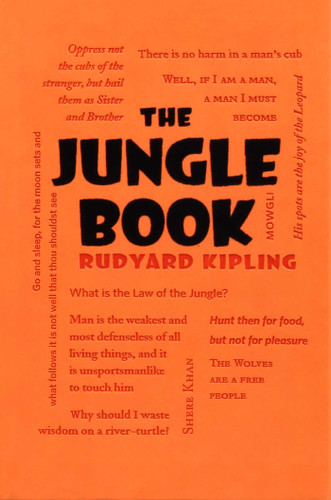 The Jungle Book (Word Cloud Classics) book cover by Rudyard Kipling