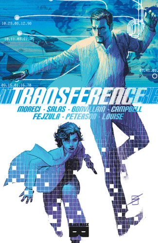 Transference book cover by Michael Moreci