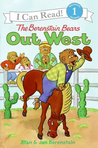 The Berenstain Bears Out West (I Can Read Level 1) book cover by Jan Berenstain, Stan Berenstain