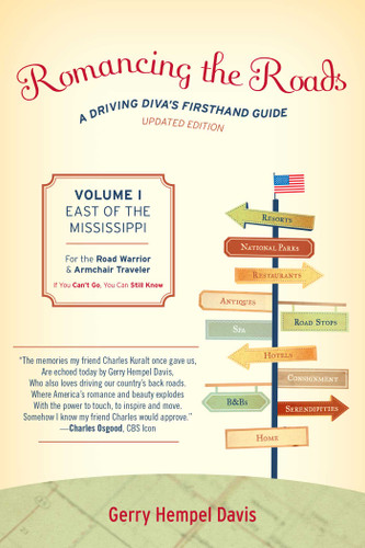 Romancing the Roads: A Driving Diva's Firsthand Guide, East of the Mississippi book cover by Gerry Hempel Davis