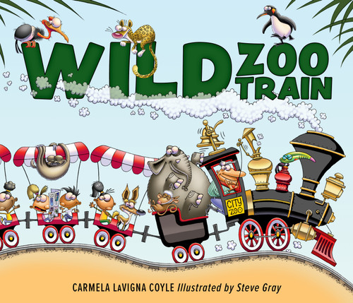 Wild Zoo Train book cover by Carmela LaVigna Coyle