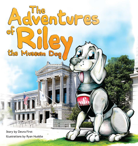 The Adventures of Riley, the Museum Dog book cover by Devra First