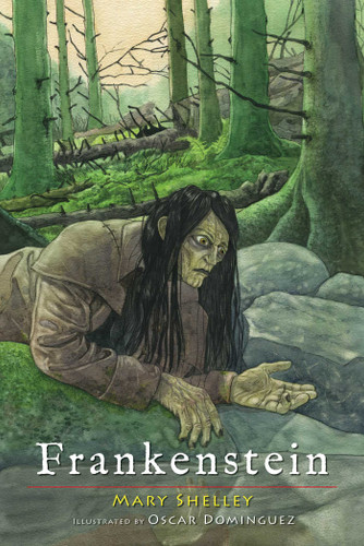 Frankenstein book cover by Mary Shelley