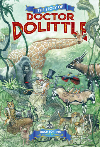 The Story of Doctor Dolittle book cover by Hugh Lofting