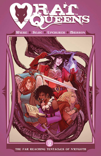 Rat Queens Volume 2: The Far Reaching Tentacles of N'Rygoth (Rat Queens) book cover by Kurtis J. Wiebe