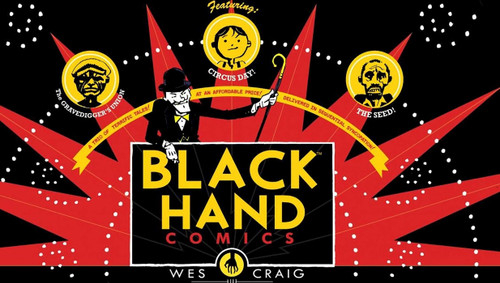 Blackhand Comics book cover by Wes Craig