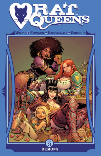 Rat Queens Volume 3: Demons (Rat Queens) book cover by Kurtis J. Wiebe
