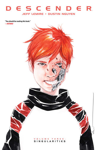 Descender Volume 3: Singularities (Descender) book cover by Jeff Lemire