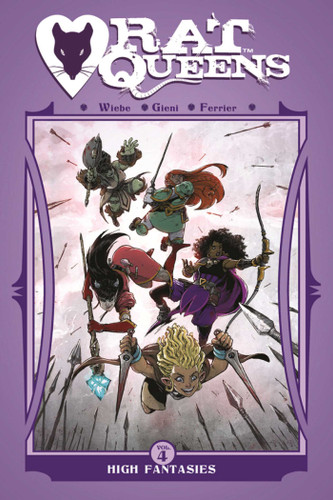 Rat Queens Volume 4: High Fantasies (Rat Queens) book cover by Kurtis J. Wiebe